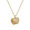 Moderna y Lujosa Cadena para Clavícula de Acero Inoxidable, Personalizable y Versátil, con Colgante de Ostra y Perla en Forma de Corazón de Melocotón