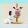 Lovely Plush Puppy Keyring Soft And Cuddly Adorable Dog Figurine Keychain Accessory