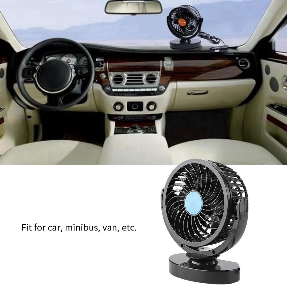 12V Portable Car Cooling Air Fan Silent Cooler