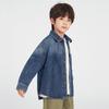 Duoduojia Boys' Embroidered Gradient Casual Denim Jacket