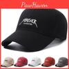 Foreve Embroidery Letters Cap Women Sunscreen Soft Top Outdoor Sports Running