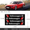 For Volkswagen 4PCS Car Rearview Mirror Sticker Door Handle Decals Exterior Accessories for VW Volkswagen Golf Tiguan Touareg Polo GTI Passat EN1