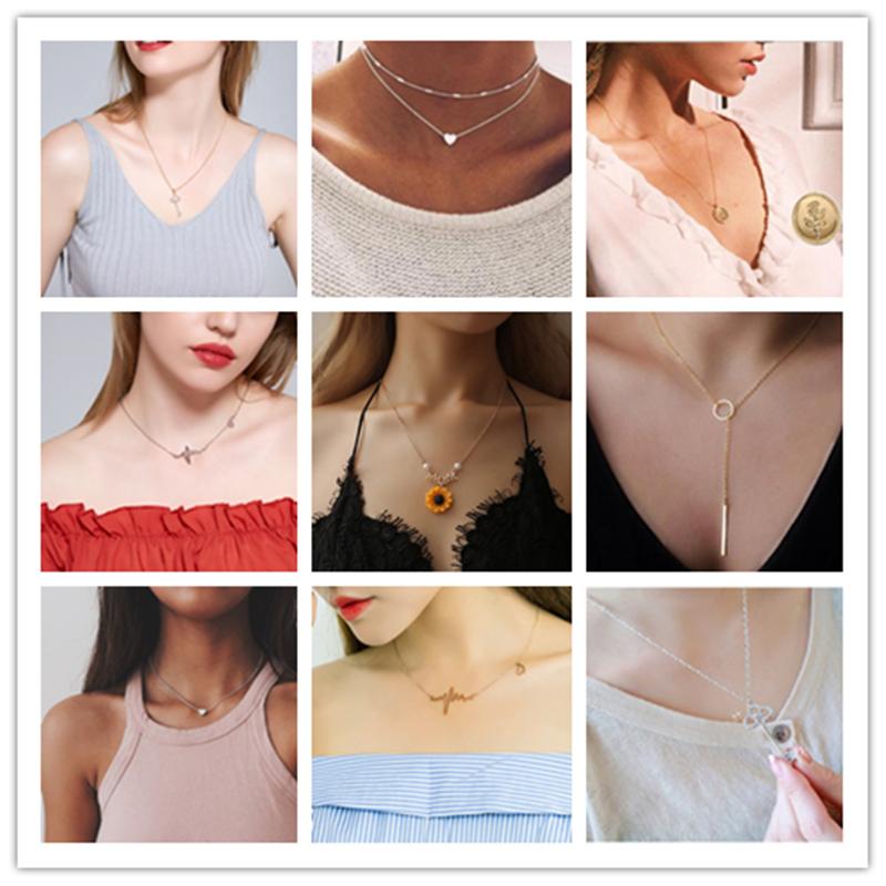 Vintage Tiny Heart Necklace for Women SHORT Chain Heart Key Pendant Necklace Gift Ethnic Bohemian Choker Necklace