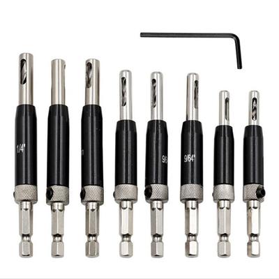 Brocas para Bisagras Autocentrantes Carpintería Puerta Ventana Bisagra Broca Posicionador Abreagujeros