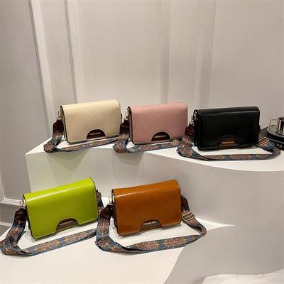 Ladies High Quality PU Leather Square Crossbody Bag Multifunctional Clutch Messenger Bag Fashion Casual Bag