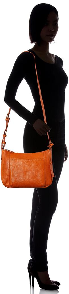 Peaks Peak Women's Cowhide Leather Shoulder Bag YTA-2970CM, Camel