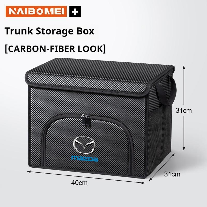 Car trunk large capacity Foldable storage box shoe storage organizing box Fit For Mazda 3 MX-5 CX-5 CX-8 CX-9 BT-50 CX-60 6 2025