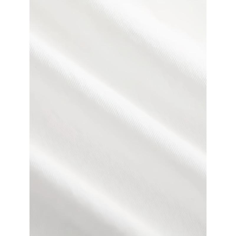 European Sizes Men's Russian Cyrillic Text T-Shirt - White with Black & Red Russian Alphabet Print