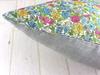FLORET LONDON Cushion Cover Green [LIBERTY PRINT] 45x45cm, Phyllis,