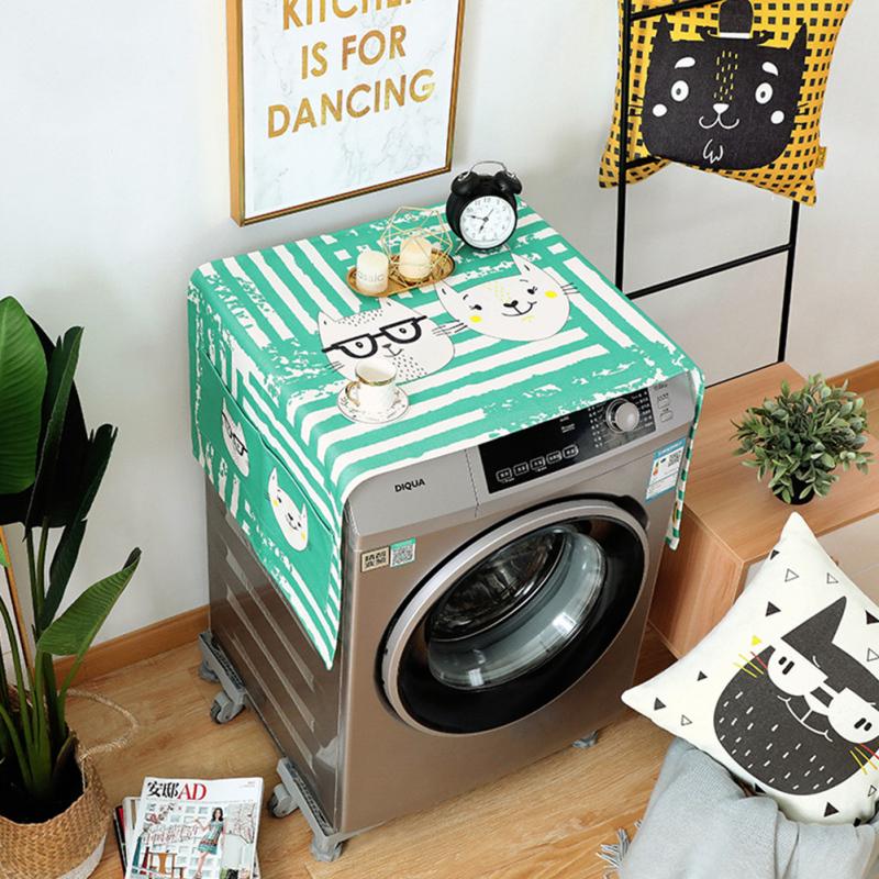 Protiprachový kryt pro tisk kreslených vzorů pro pračku s lednicí