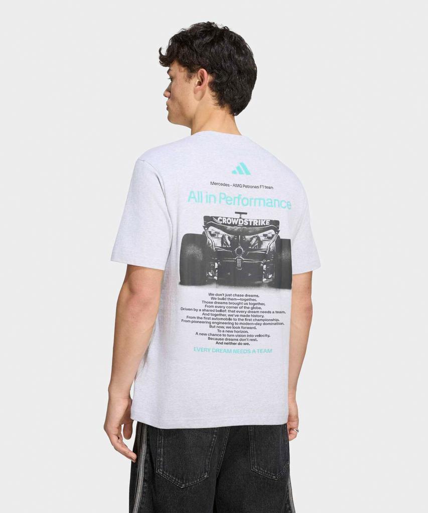 ADIDAS Mercedes-Amg Petronas F1 Team Graphic T-Shirt - Light Grey / Hy8001