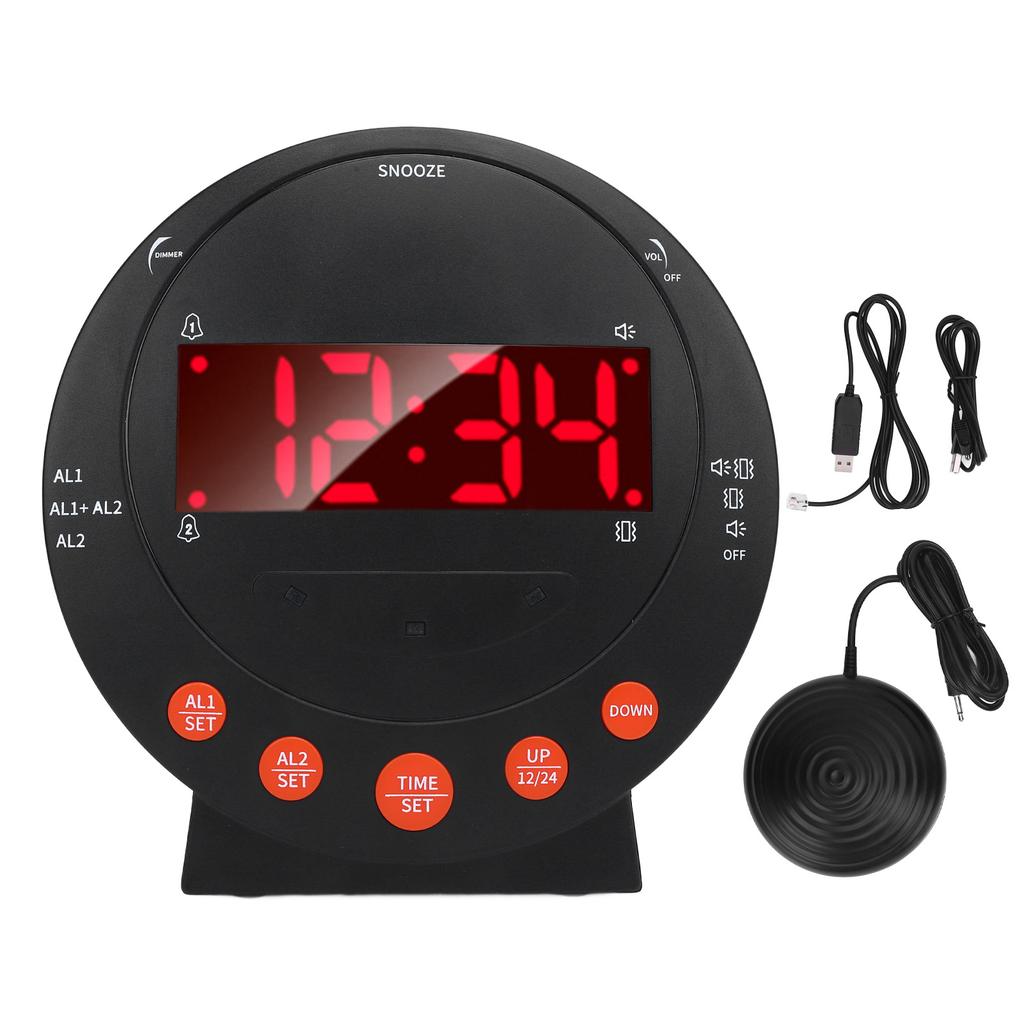 LED Vibrationswecker Stark Leistungsstark Vibrierend für Anruf Festnetztelefon TS-BC610