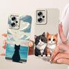 For Xiaomi Redmi Note 11T Pro 5G Case Note 11T Pro+ K50i Cover Luxury Painted Soft Silicon Phone Case For Xiaomi Poco X4 GT Capa