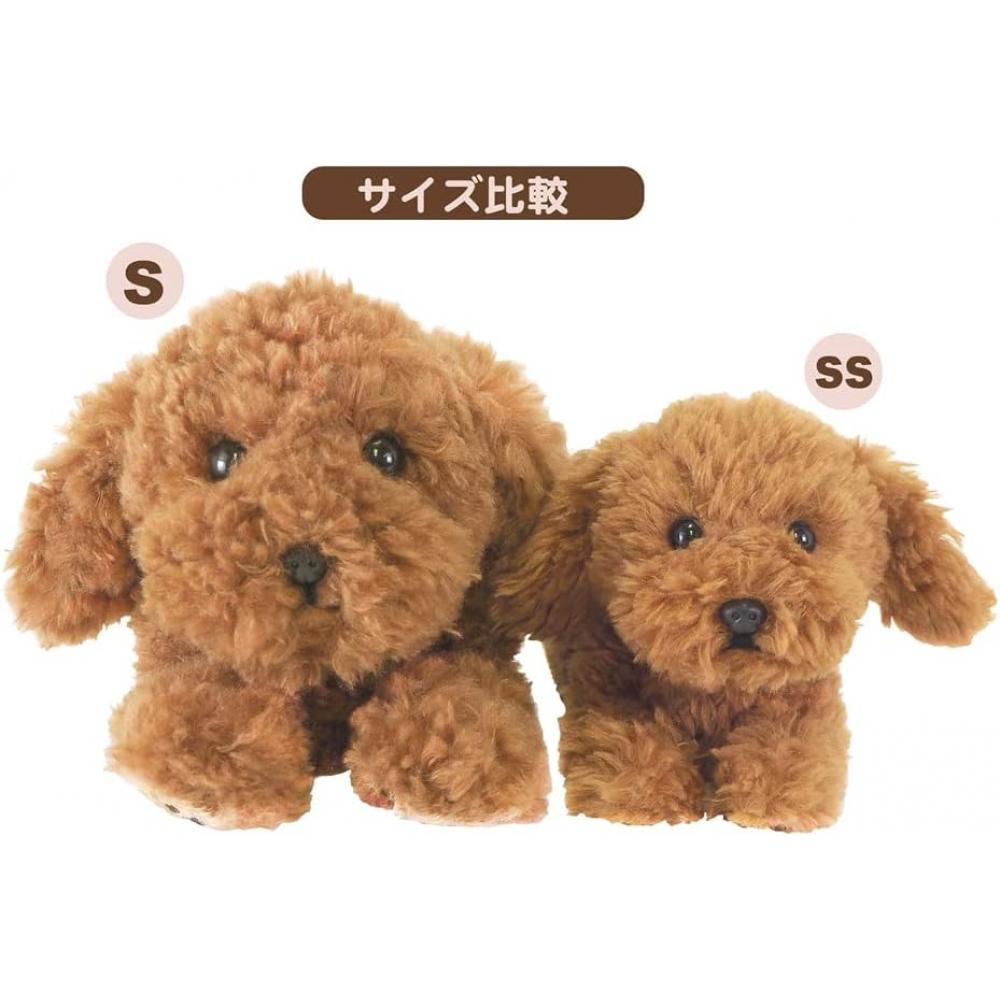 Sun Lemon Knees Toy Poodle Br Ss 15 X 26 X 12 Cm Plush Animal Cute Dog Dog P 8082 Toy Poodle Brown Ss