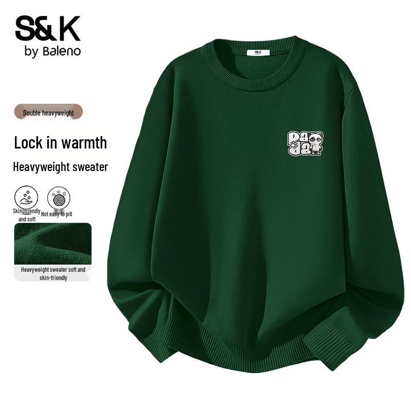 Baleno S&K Men's Crew Neck Knit Sweater