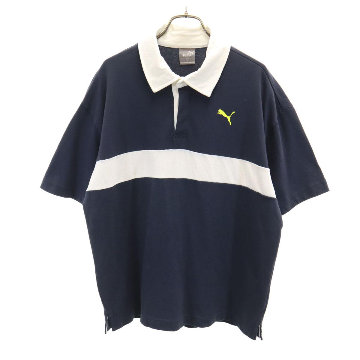 

PUMA Short sleeve Polo shirt S Navy system Men s Used