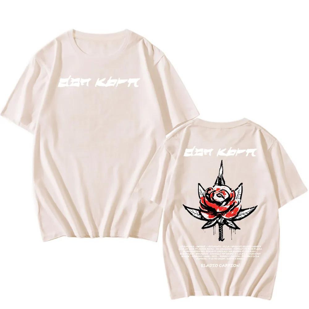 Men Tees 2026 Album DON KBRN Tshirts Singer Eladio Carrión Printing T-shirt Summer Round Neck T Shirt for Male Unisex Top Summer