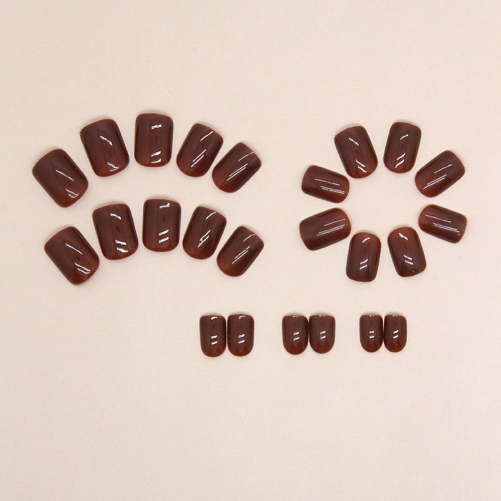 Short False Nails French Nail Tips Fashion Fake Nails for DIY