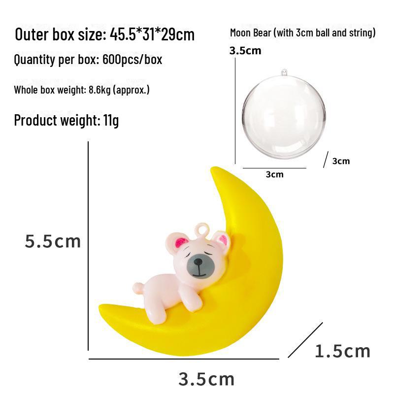 

Мультяшные лунные медведи и кролики для дайвинга в аквариумах