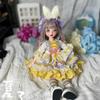 30CM Handmade Mini Doll Cute Dolls Princess Clothes Suit Child Toy Girls Gifts