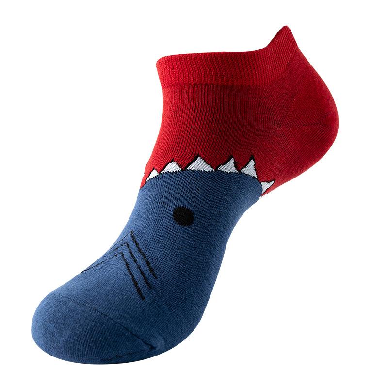 Spring Summer Socks Cute Funny Harajuku Cartoon Men Boat Oil Painting Food Casual Cotton Short Socks for Female Sox