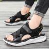 Classic Summer Men Sandals Fashion Large Size Beach Sandals New Breathable Casual Flat Sandals Men Outdoor Non Slip Wading Shoes