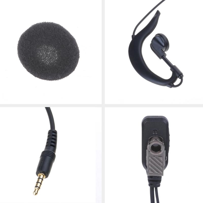 3.5mm PTT Ear Hook Earphone for Smartphones for Cellphone Push-To-Talk Headsets