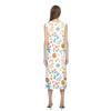 Women's Casual Printed Dresses Round Neck Basic Classic Outdoor Daily Sleeveless Loose Dresses