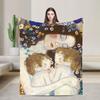 Klimt kind Retro Super Warme Decken Reise Plüsch Überwurf Decke Lustige Couch Bett Flanell Bettdecke Sofa Bettbezug