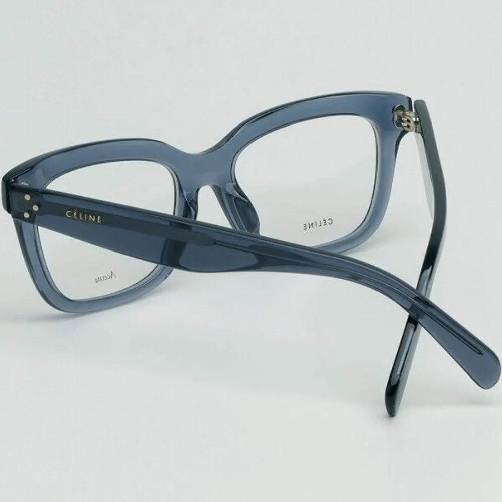 [Celine] Eyeglass Frames CL41390F BMP Square Transparent Horn-rimmed Clear Blue