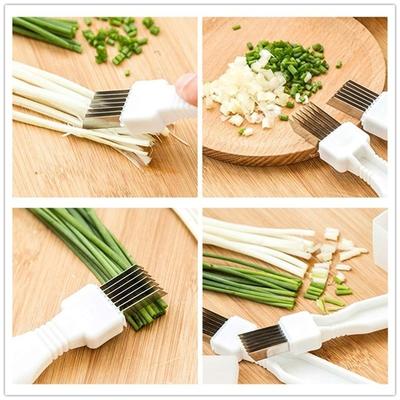 New Vegetable Slicer Magic Shredded Machine Green Onion Knife Cutting Onions Cutter Device Kitchen Cooki