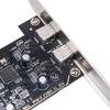 Dual USB PCIE Adapter Card PCIe To 2Port USB3.2 Gen 1 Expansion Adapter 5Gbps High Speed for Desktop PC