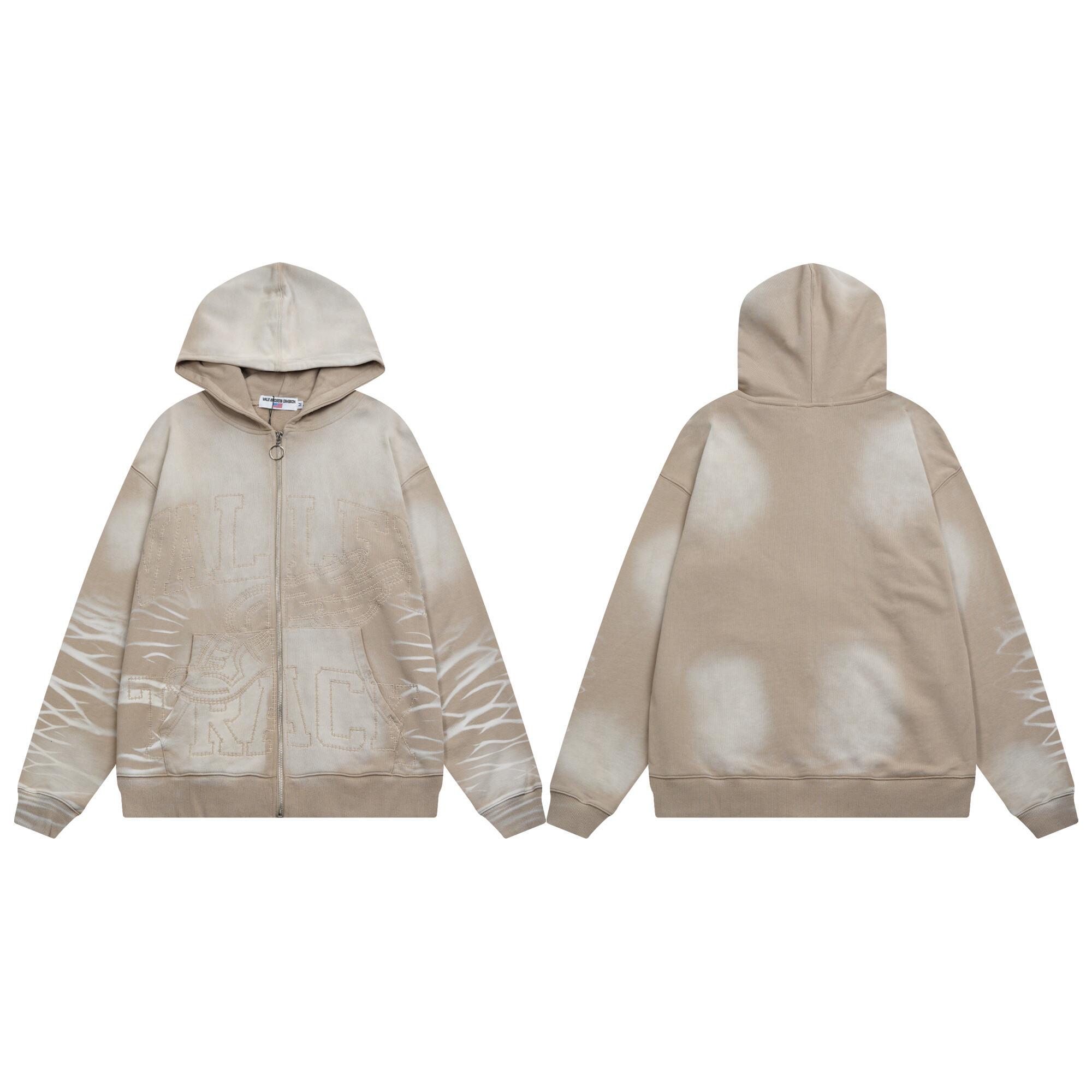 

V122 Vale Forever Толстовка на молнии с вышивкой в стиле фэшн XL