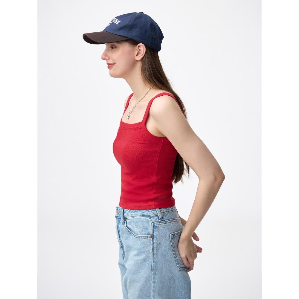 Gu By Uniqlo Cotton Blend Square Neck Camisole  Dry 