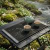 Heat Resistant Drain Bar Mat Flexible Dish Drying Filter Pad Table Mat Wave Draining Pad  Table Use