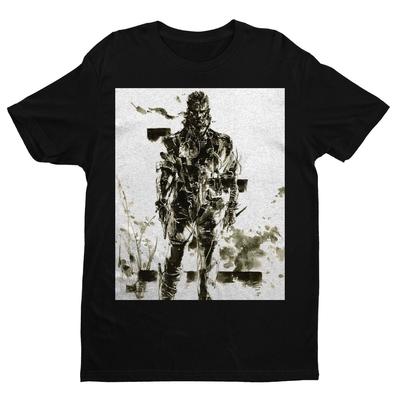 T-shirt Unisex Naked Snake Big Boss MGS MGS3 Snake Eater Design Esclusivo