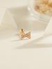 Minimalpiercing 14K Tiny Ribbon Piercing Earrings