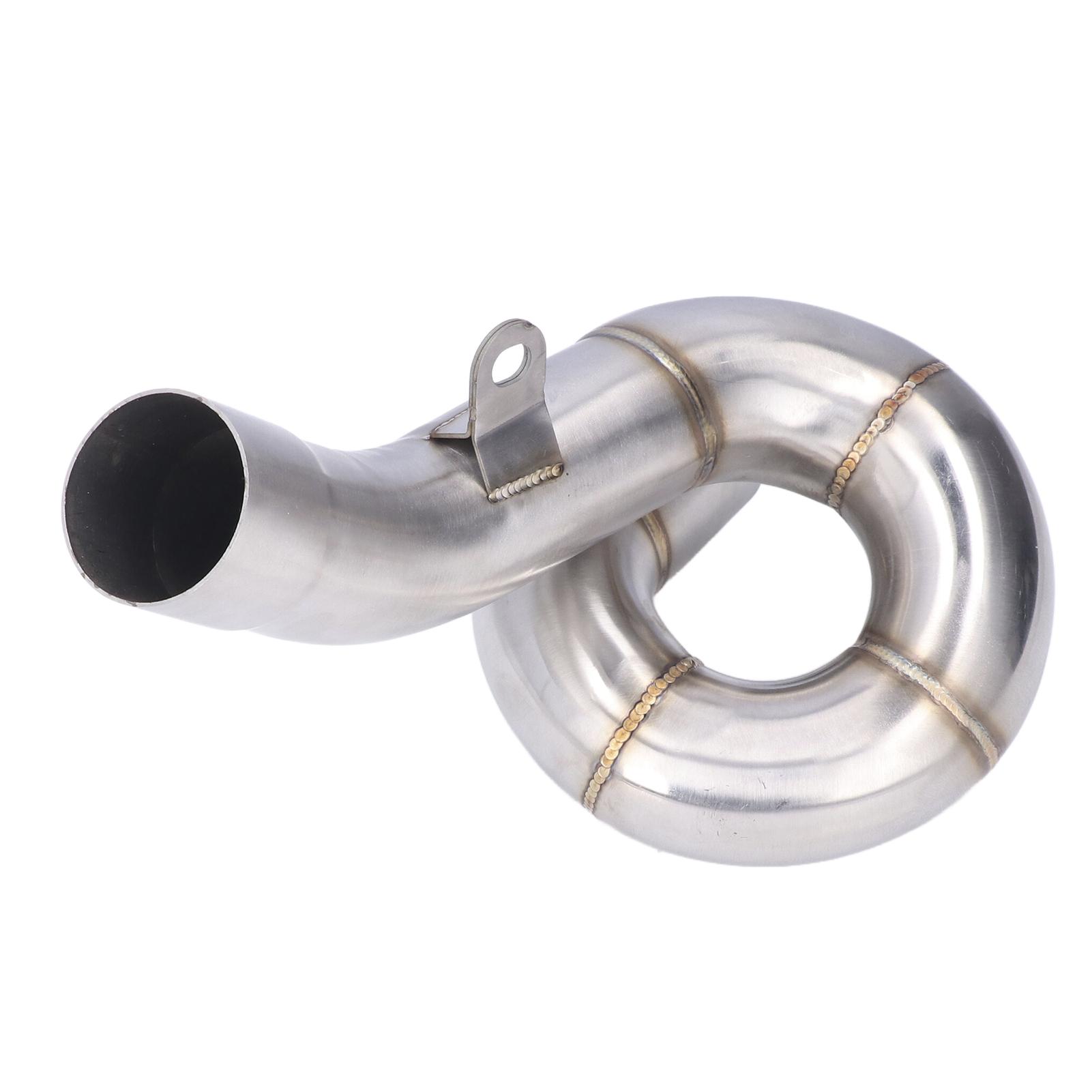 

Exhaust Mid Pipe Slip On Stainless Steel Modification Replacement for Ninja ZX6R ZX636 2009‑2021