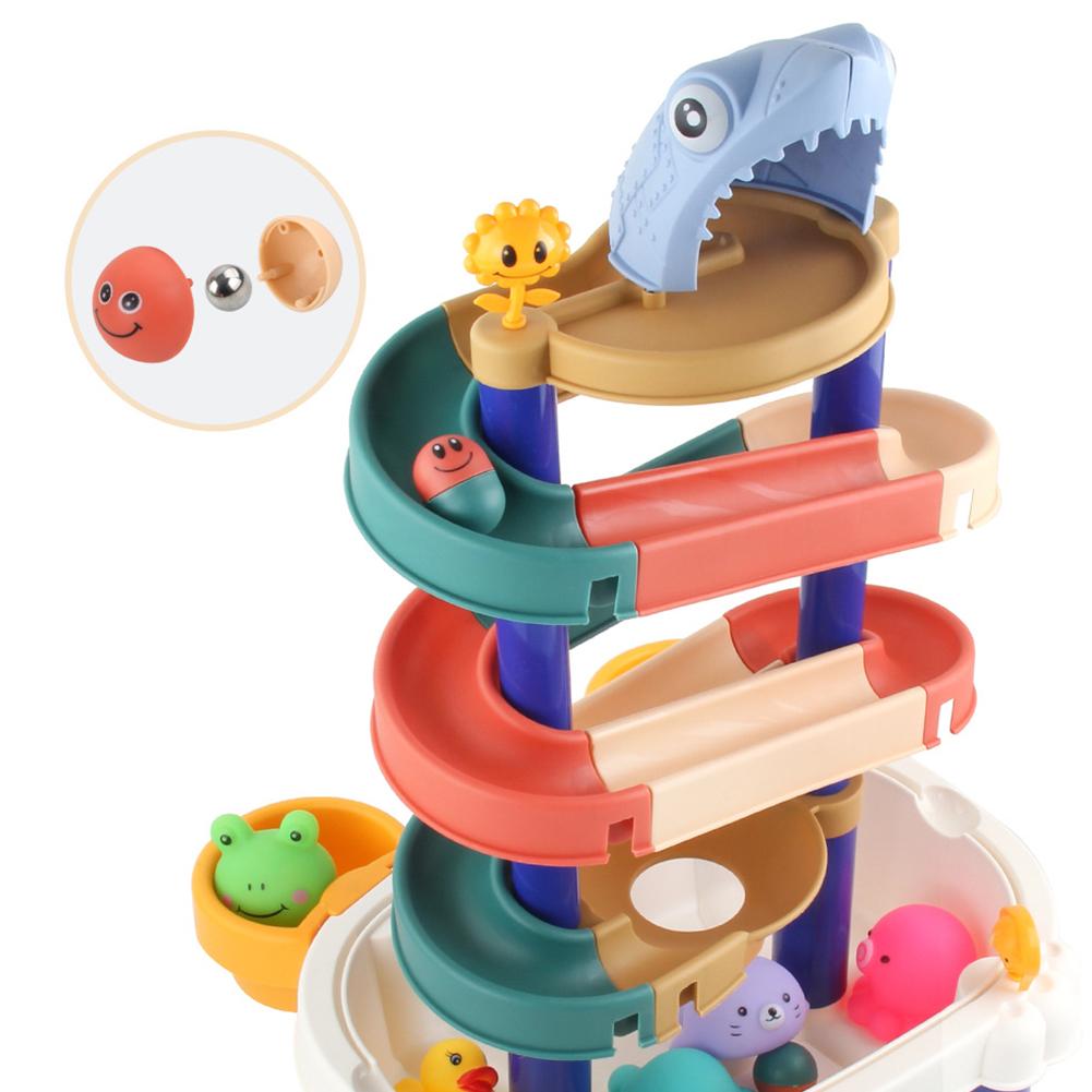 Run Maze Ball Track Building Blocks Funnel Slide Assemble Bricks Tools For Babywashing