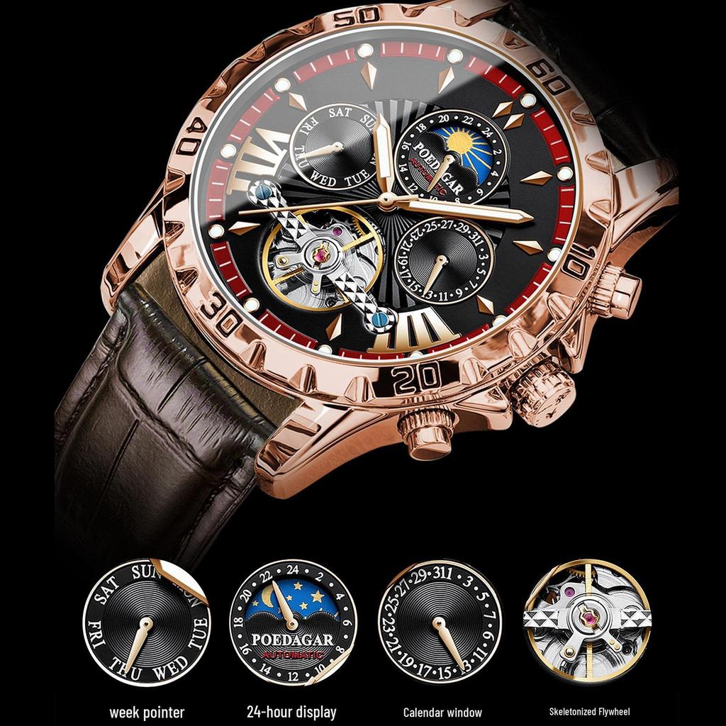 Swiss Men's Luxury Automatic Mechanical Watch – Fashionable Hot Seller