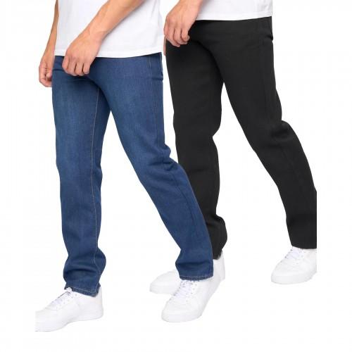 Smith & Jones Mens Sazzi Straight Jeans (Pack of 2)