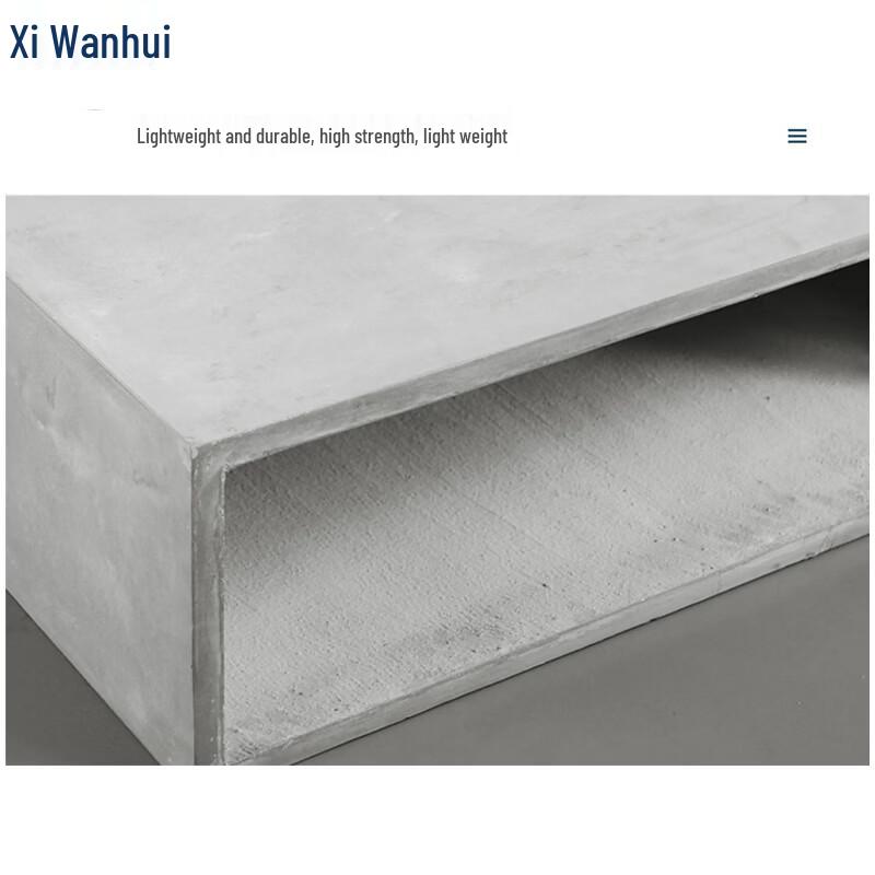 Cement Gray Magnesia Planter Box