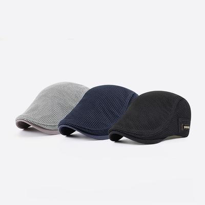 New Duck Tongue Hat for Men Mesh Breathable Beret for Women Thin Sunscreen and Sunshade Hat Summer New Hat
