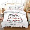 New King Queen Lovers Bedding Set Single Twin Full Queen King Size Lover Oil Painting Bed Set Aldult Boys Bedroom Duvetcover