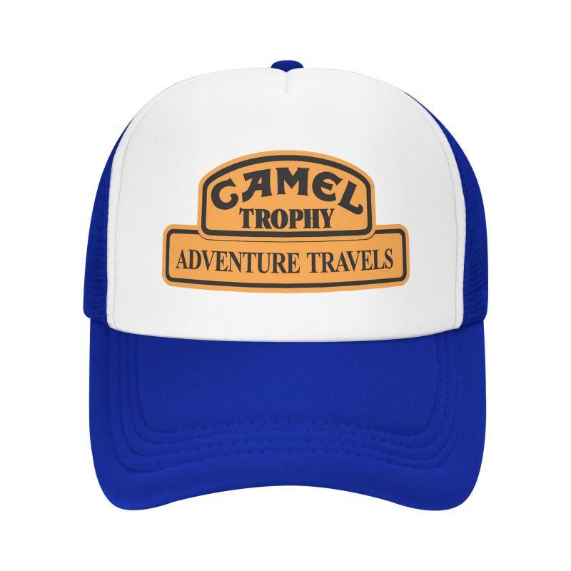 Camel Trophy Racing Print Netz-Baseballkappe Unisex Sommer Atmungsaktiv Sonnenschutz Snapback-Hut Outdoor Trucker-Hüte Papa-Hut