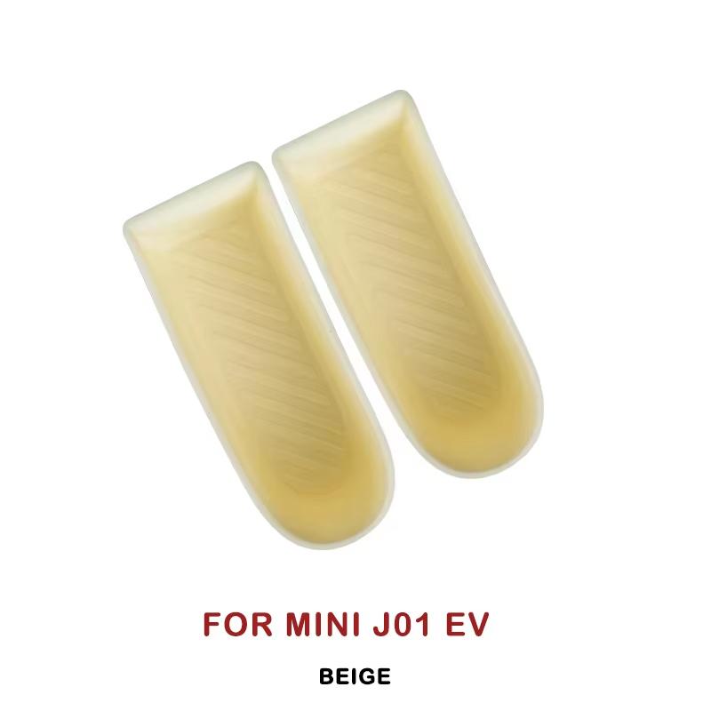 2Pcs Silicone Car Door Window Lifter Storage Box Accessories Trim For Mini Cooper F66 2024 2025 J01 EV Interior Decoration