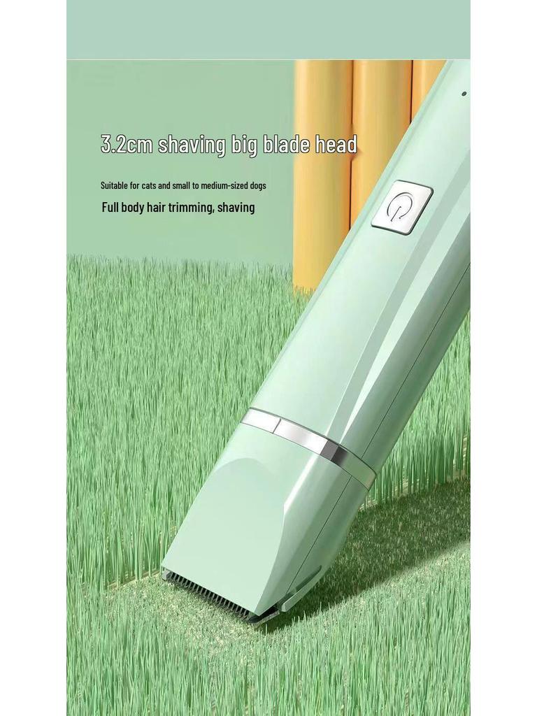 Pet Grooming Set: 4-in-1 Shaver for Dogs & Cats
