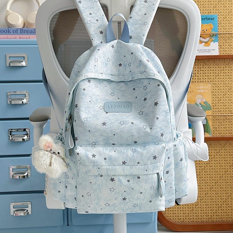 Schoolbag Mori Small Fresh Star Schoolbag for Junior High School Students Cute Backpack for Women High-end Sense Lightweight Men's and Women's 