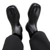 Stivaletti Chelsea Unisex a Punta Divisa in Pelle Slip-on Alti YS390