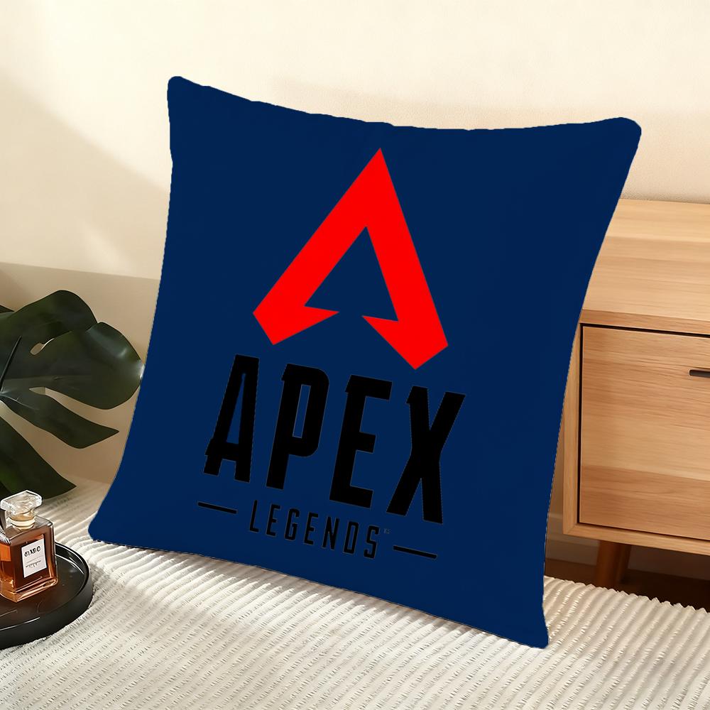 Game A-Apex Legends Cushion Cover Soft Short Plush Pillow Cover Smooth Cozy Texture Aesthetic Cushion Case Home Decor